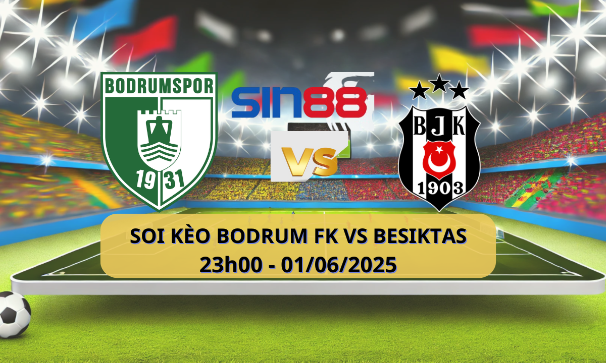 Trận đấu Cúp Quốc Gia giữa Bodrumspor và Beşiktaş